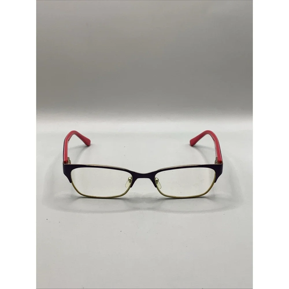 Vogue Eyeglasses VO3918 848 52-17-135 Purple Gold Rectangle Full Rim Frame Only